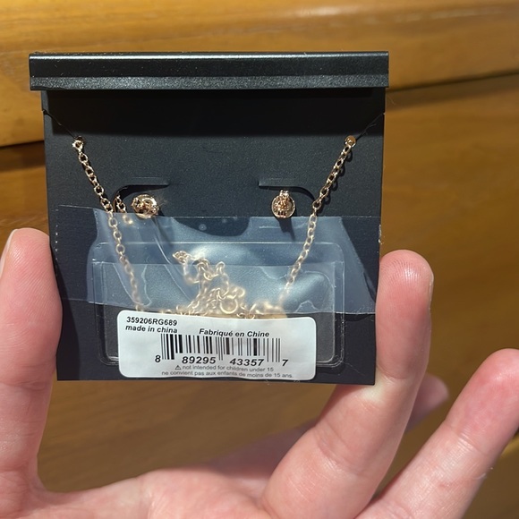 Coach earrings and necklace set! - Picture 2 of 3